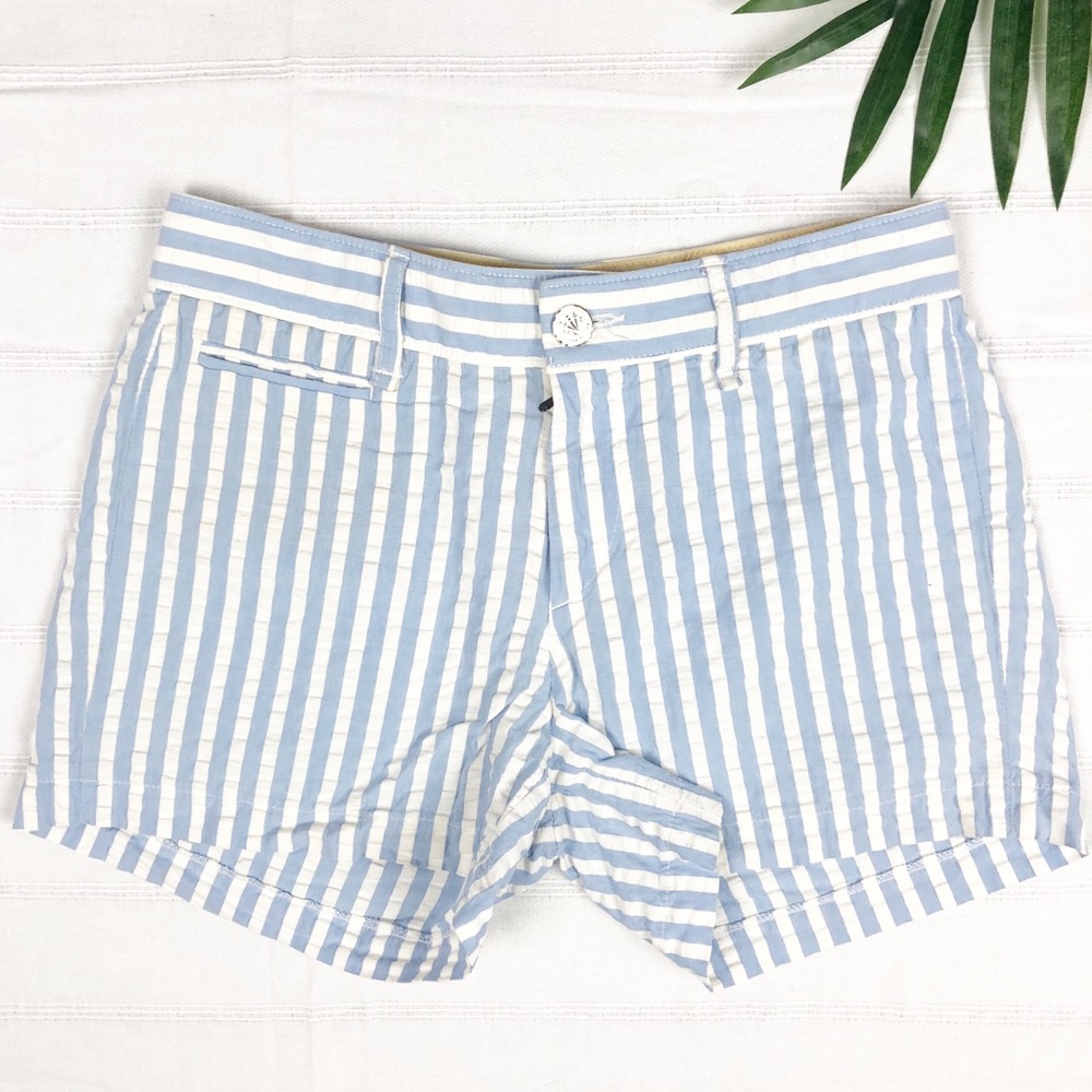 rag & bone Shorts Size 24 Waffle Stripe Chinos - Picture 1 of 5